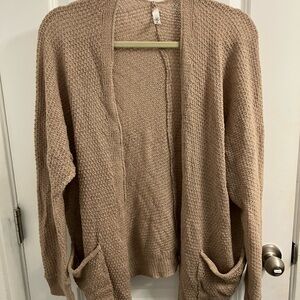 Elegant Beige Women's Cardigan